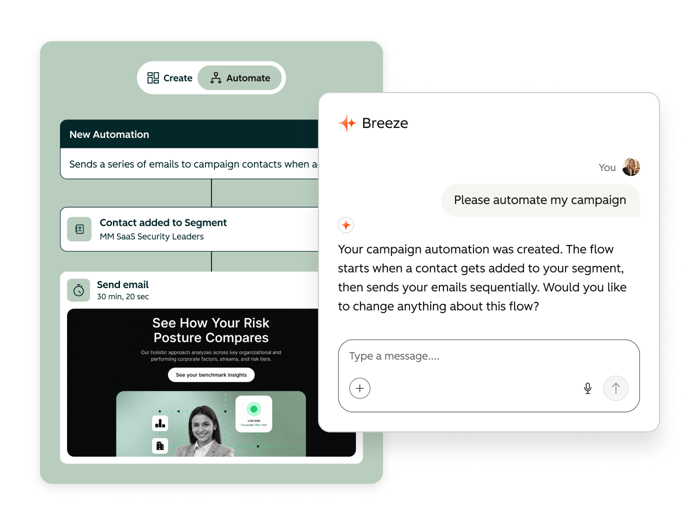 Kampanjan automatisointi ja AI-avustaja HubSpot Marketing Studiossa