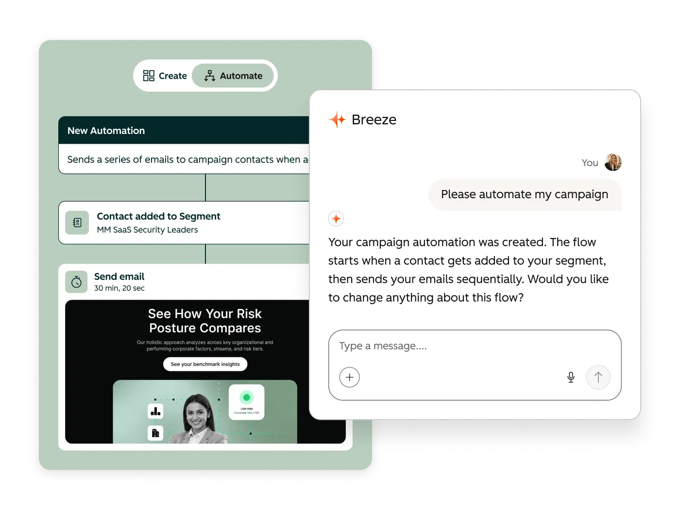 Kampanjan automatisointi ja AI-avustaja HubSpot Marketing Studiossa